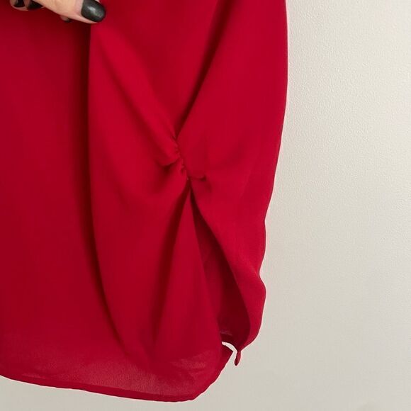 NWT Superdown x Revolve Syrus Slit Mini Dress in Cherry - Picture 8 of 8